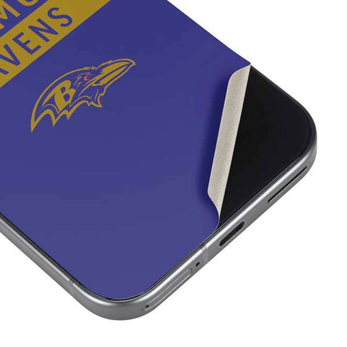 NFL Baltimore Ravens Purple Performance Series Google Pixel 9 Skin